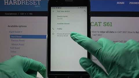 How to Connect Bluetooth Devices to CAT S61?