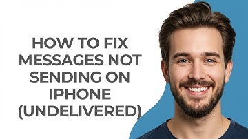 How To Fix Messages Not Sending On iPhone (Undelivered) - GUIDE!