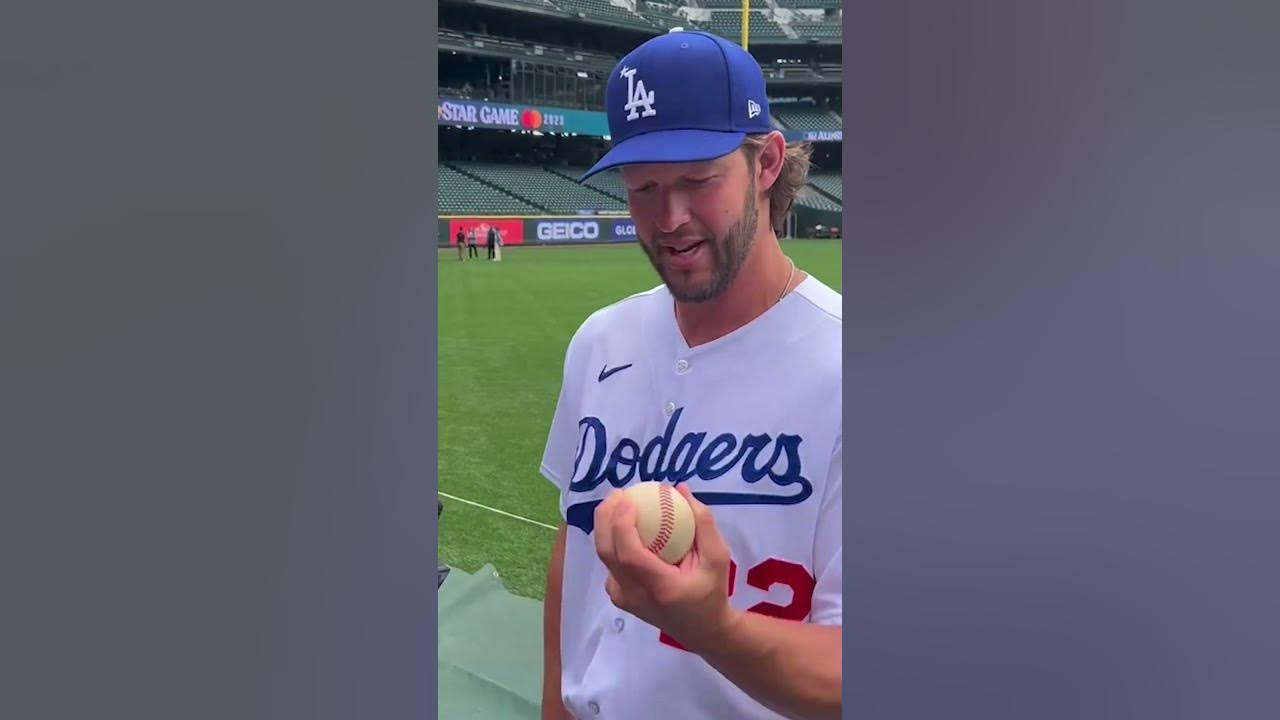 Clayton Kershaw's Curveball Grip from our All Star Game Interview! #shorts