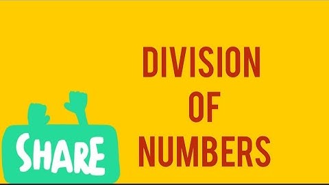 Division of numbers:learning maths with faiza