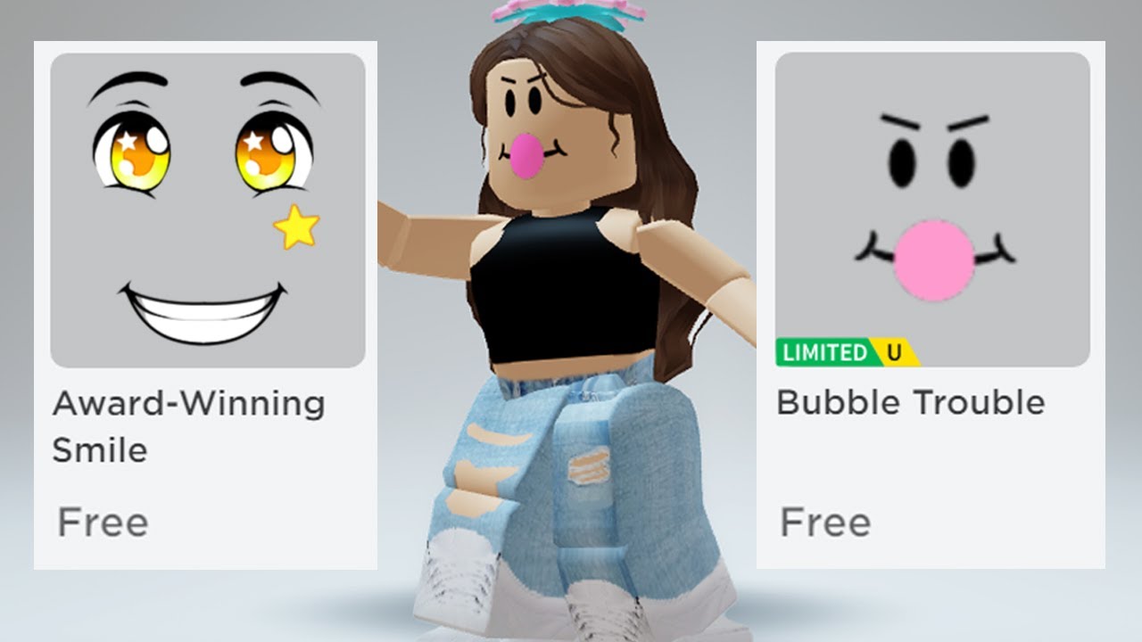 ROBLOX - LIMITED FACE BUBBLE TROUBLE