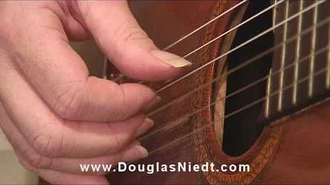 Douglas Niedt Tech Tip: Anchor Fingers Clip 5 - Sor Study 2 Clarify Melody