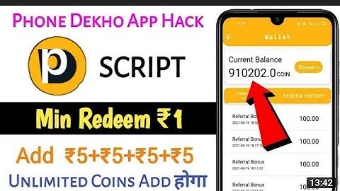 PhoneDekho Script, Phone Dekho App Script, PhoneDekho App #TasBypasScript, #PhoneDekho Refer