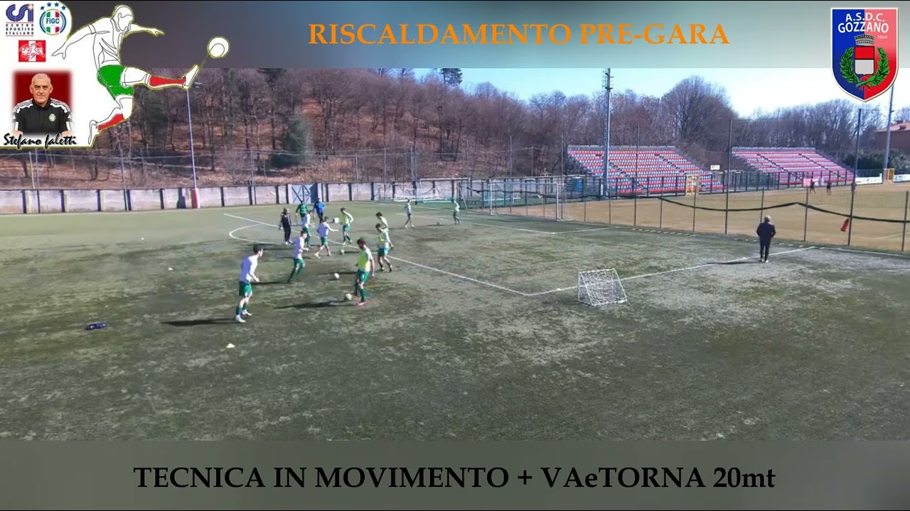 CALCIO - RISCALDAMENTO PRE GARA