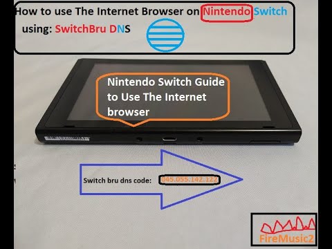 How to use The internet Browser on Nintendo Switch SwitchBru DNS FireMusic2