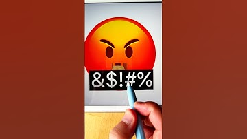 🤬🔪 Face With Symbols On Mouth #creative #emoji #procreate