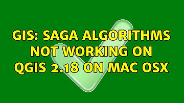 GIS: SAGA algorithms not working on Qgis 2.18 on Mac OSX (2 Solutions!!)