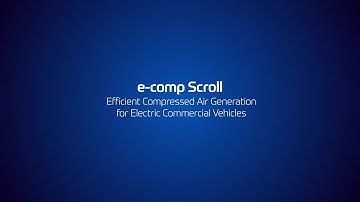 e-comp Scroll: Efficient Compressed Air Generation for Electric Commercial Vehicles⚡