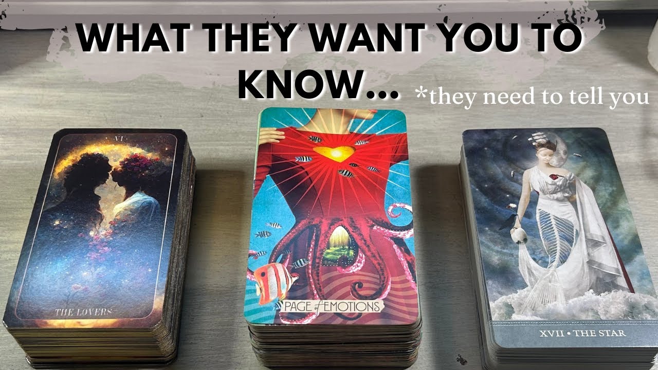 🗣️🗣️ They WANT to tell You This! Pick A Card Love Tarot reading