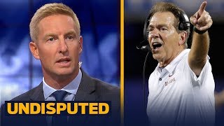 Joel Klatt on Nick Saban's treatment of Tua and Hurts | CFB | UNDISPUTED