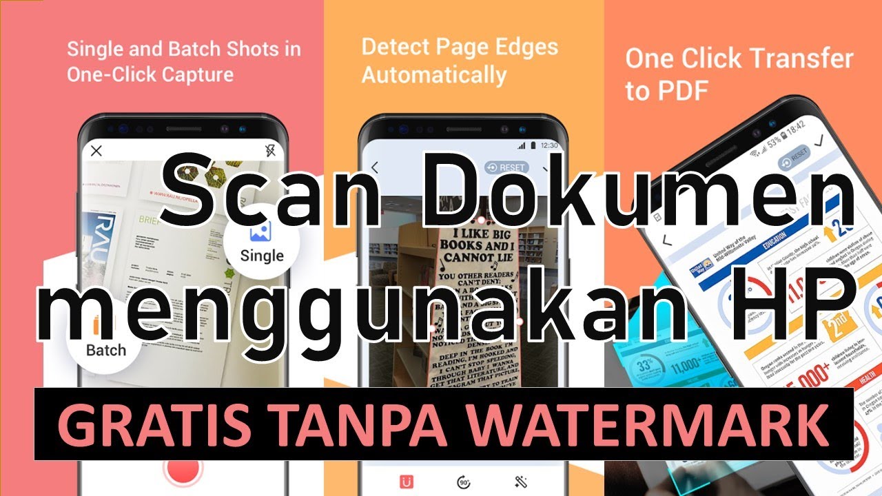 Cara scan dokumen dengan hp 