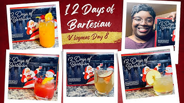 Vlogmas Day 8 | Bartesian Cocktail Maker | 12 Days of Bartesian |  Easy Holiday Cocktails | Part 2