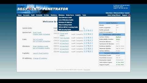 The Penetrator Vulnerability Scanning Appliance - How to View an Audit Scan Report