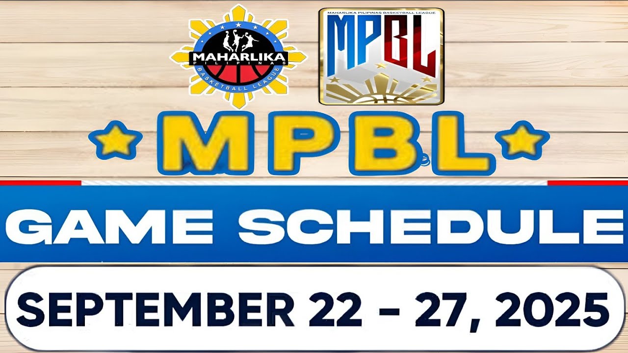 🔴 MPBL FULL GAMES SCHEDULE | SEPTEMBER 22 - 27, 2025 | WEEKLY GAME RESULT | MPBL SEASON 7