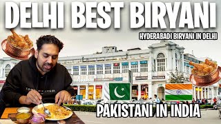 Pakistani Trying Famous Biryani In Delhi | Pakistani eating Hyderabadi Biryani | Indian Food Tour