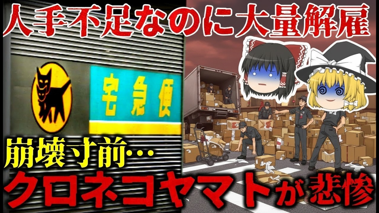 【ゆっくり解説】クロネコヤマトの経営課題とは？人員削減の影響を検証【しくじり企業】