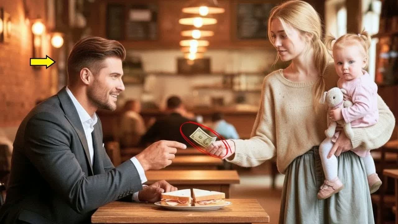 “La donna povera cercò di pagare una fetta di pane, ma il CEO single disse： ‘Siediti  Mangia pri