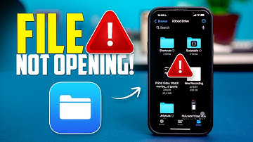 How To Fix File Not Opening On iPhone | iPhone File App Solution