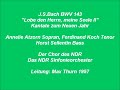 Bach Kantate BWV 143 Lobe den Herrn, meine Seele II, Max Thurn 1957