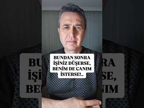 Bundan sonra işiniz