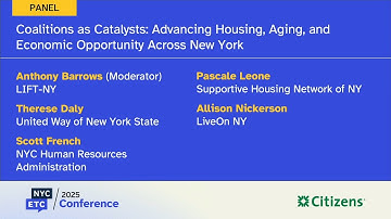 Coalitions as Catalysts: Advancing Housing, Aging, and Economic Opportunity Across New York