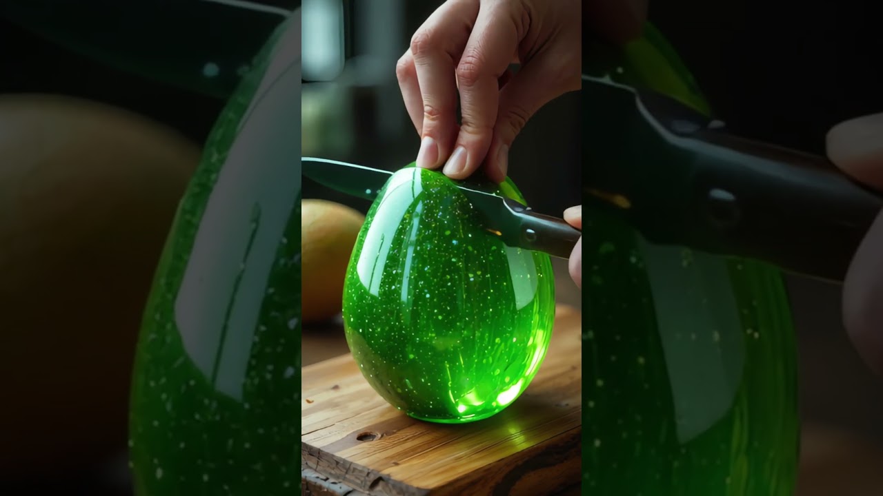 Glossy Fruit Cutting Sounds | Satisfying ASMR for Relaxation 🍉🔪