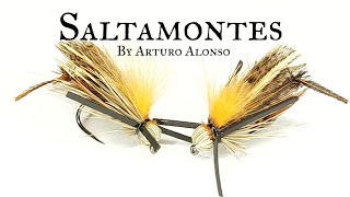 Montaje de Mosca: Saltamontes en versión clásica con pelo de ciervo y CDC.