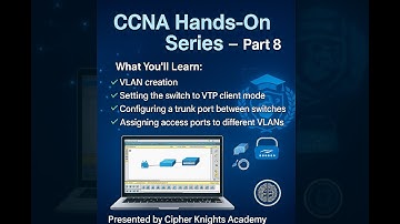 Configure VLANs, VTP Client, Trunk & Access Ports on Layer 2 Switch | Cisco GNS3/Packet Tracer Lab