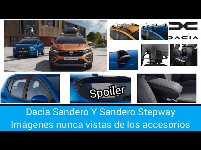 Dacia Sandero And Sandero Stepway  Never seen images of accessories 