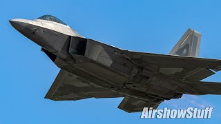 USAF F-22 Raptor Demo - Selfridge ANGB 2022