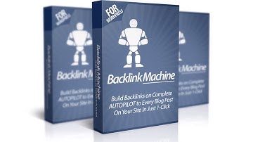 Backlink Machine Demo - Software in Action | New SEO Plugin Gets You Fresh Backlinks Instantly