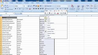 How to Split & Merge Names in Excel Using (Split and Concatenate Formula )