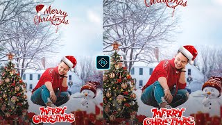 Christmas Photo Editing 2023 | Merry Christmas Photo Editing Photoshop Tutorial screenshot 4