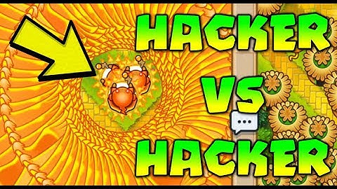 HACKER VS HACKER :: 100X HYPERSONIC PHOENIX ABILITY VS INFINITE MONEY HACKER! - Bloons TD Battles