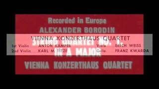 Borodin / Vienna Konzerthaus Quartet, 1951: String Quartet No. 1 in A major, Movement 1