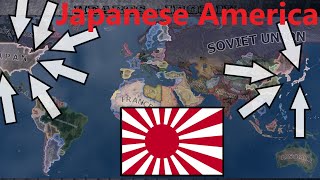 What If Japan Annexed The USA ? Hoi4 Timelapse