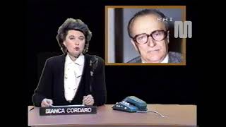 1985 Rai Rete2 Tg2 Stanotte Del 20 Aprile Conduzione Bianca Cordaro