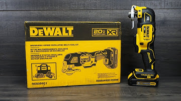 Unboxing Dewalt Osculating Tool Kit + Demo DCS356C1