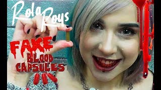 СЪЕДОБНЫЕ ПИЛЮЛИ С ИСКУССТВЕННОЙ КРОВЬЮ ЗА 1 МИНУТУ💊💣 DIY💊 FAKE BLOOD CAPSULES / Rola Roys