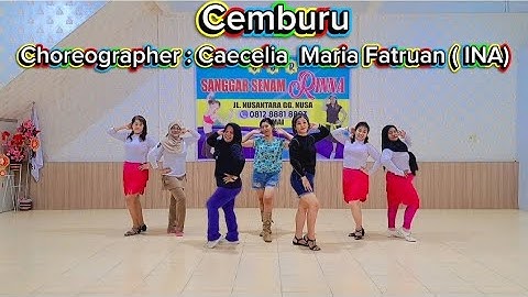 Cemburu Line dance #choreo Caecilia Maria Fatruan (INA) | MomGold Dance