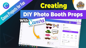 DIY Photo Booth Props with Canva Easy Step by Step Guide for Any Event!