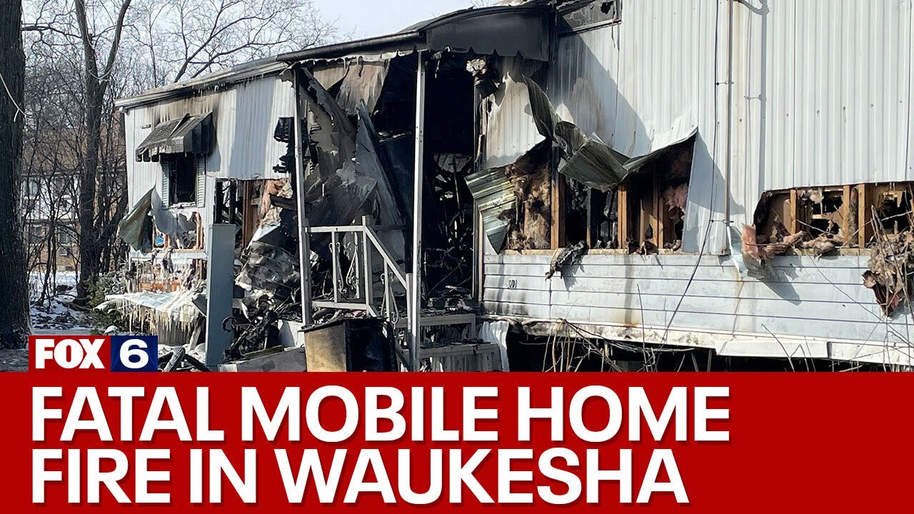 Waukesha mobile home fire; 1 dead, pet rescued | FOX6 News Milwaukee ...