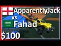 ApparentlyJack vs Fahad | $100 Rocket League 1v1