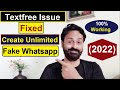 How to Create fake Whatsapp account with Free US number | Use WhatsApp WITHOUT Phone Number 2022 !