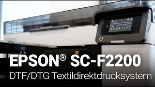Epson® SC-F2200: DTG und DTF - Zwei Welten. Ein System. Unbegrenzte Möglichkeiten.