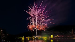 Heidelberger Schlossbeleuchtung 2022 (Feuerwerk, Fireworks, Feu d'Artifice)