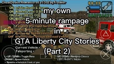 The2012djwess - GTA LCS - my own 5-minute rampage mayhem moments (Part 2)