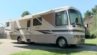 2002 Monaco La Palma 36PED luxury class A gas motorhome walkthrough tutorial