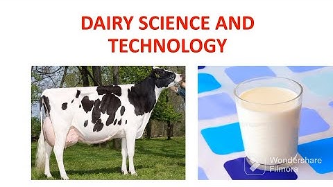DAIRY SCIENCE-INTRODUCTION