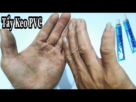 Video: Cách nhanh chóng rửa sạch keo siêu dính trên tay